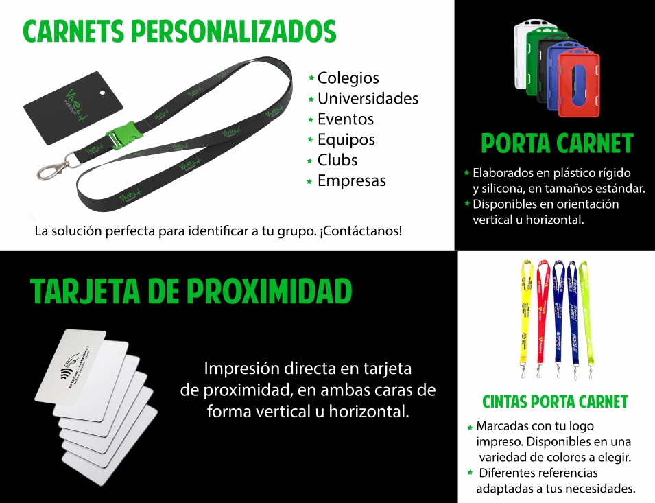 impresión Carnet y tarjetas